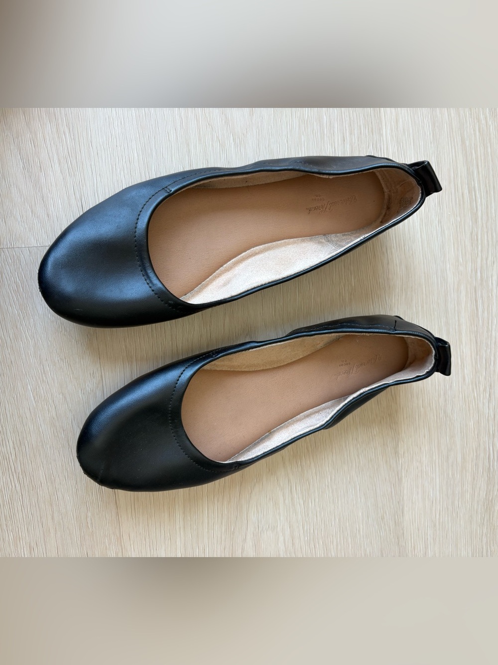 Universal Thread Black Women's Slip-On Ballet Flats